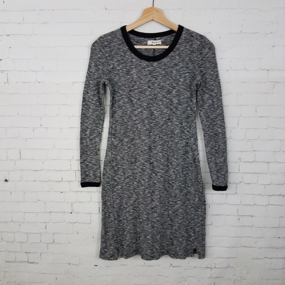 Madewell Dresses & Skirts - Madewell Dress Size XS Black Heathered Gray Mini